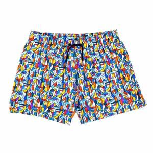 NEW EIGHT X men's holy mosaic swim trunks in multi